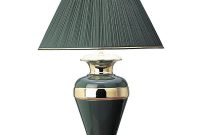 Ore International 32 In Metal Hunter Green With Gold Lamp 6129gn throughout measurements 1000 X 1000