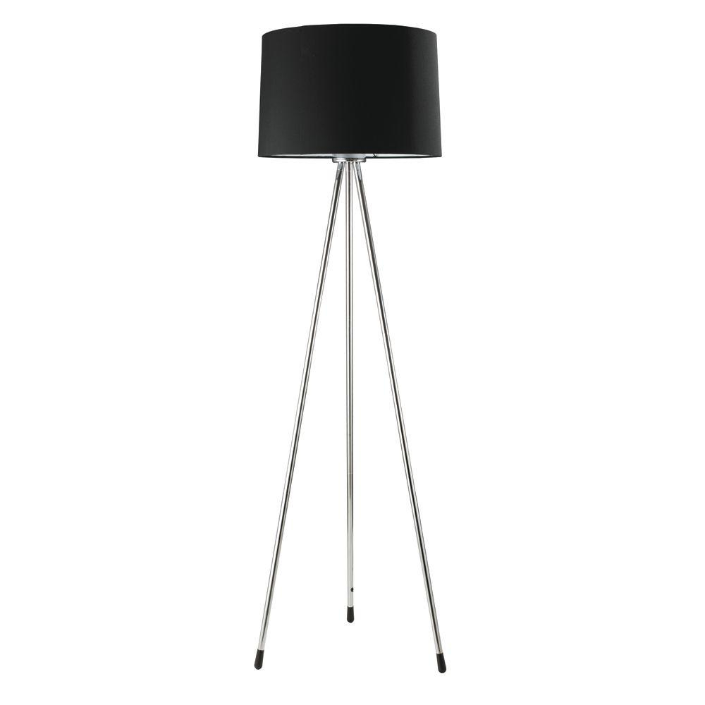 Ore International 59 In 3 Legged Black Floor Lamp 31181bk The with regard to size 1000 X 1000