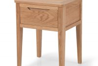 Oslo Small Oak Lamp Table 1 Drawer Storage Unit Bedside Table within sizing 1500 X 1500