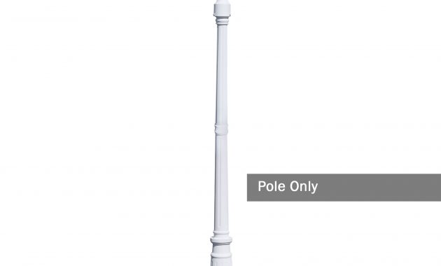 Outdoor Lamp Post 79 Cast Aluminum White Pole Gamasonic Solar within proportions 2000 X 2000