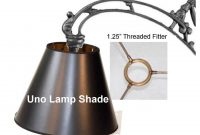 P Screw On Fitter Black Lampshade Fits Floor Lamps Bridge Arm regarding sizing 1280 X 1020