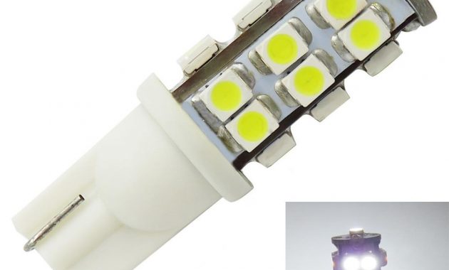 Pack Of 10 921 194 T10 Led Bulb Dc 12v 15w Car Wedge Lamp 3528 Smd intended for sizing 1200 X 1200