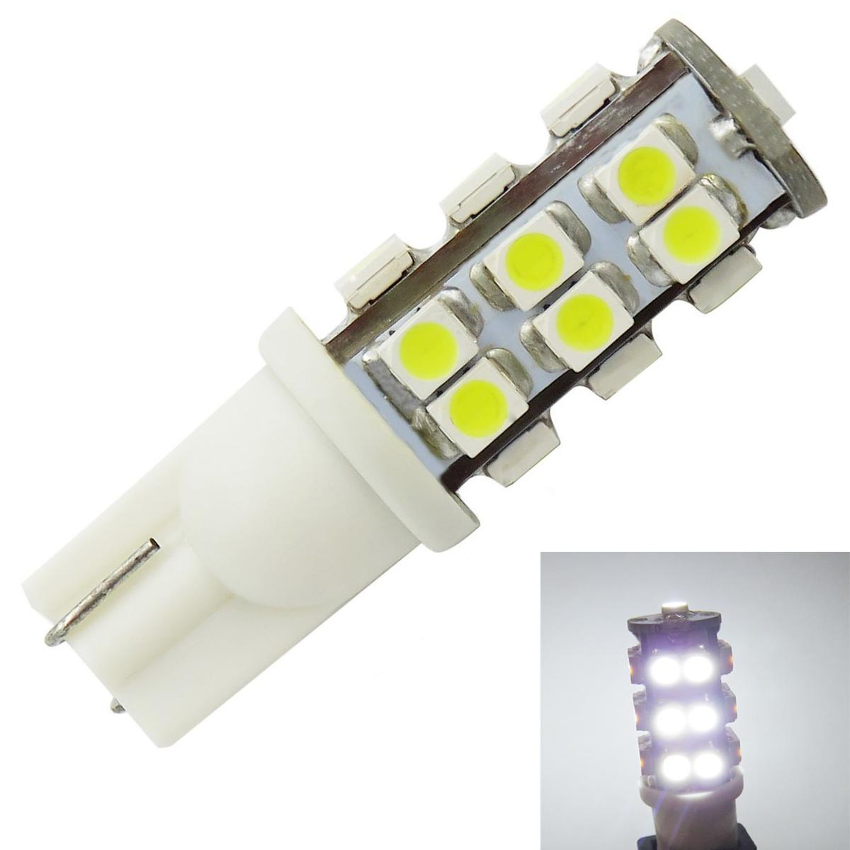 Pack Of 10 921 194 T10 Led Bulb Dc 12v 15w Car Wedge Lamp 3528 Smd intended for sizing 1200 X 1200