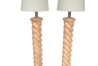 Pair Of Early 1940s Italian Barley Twist Floor Lamps At 1stdibs with regard to measurements 1500 X 1500