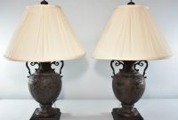 Pair Wildwood Urn Shape Table Lamps W Female Figures Cherubs throughout size 1249 X 1024