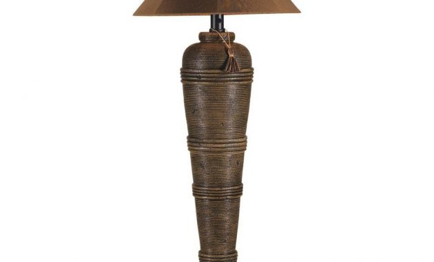 Patio Living Concepts Canyon 60 In Cocoa Outdoor Floor Lamp With within dimensions 1000 X 1000