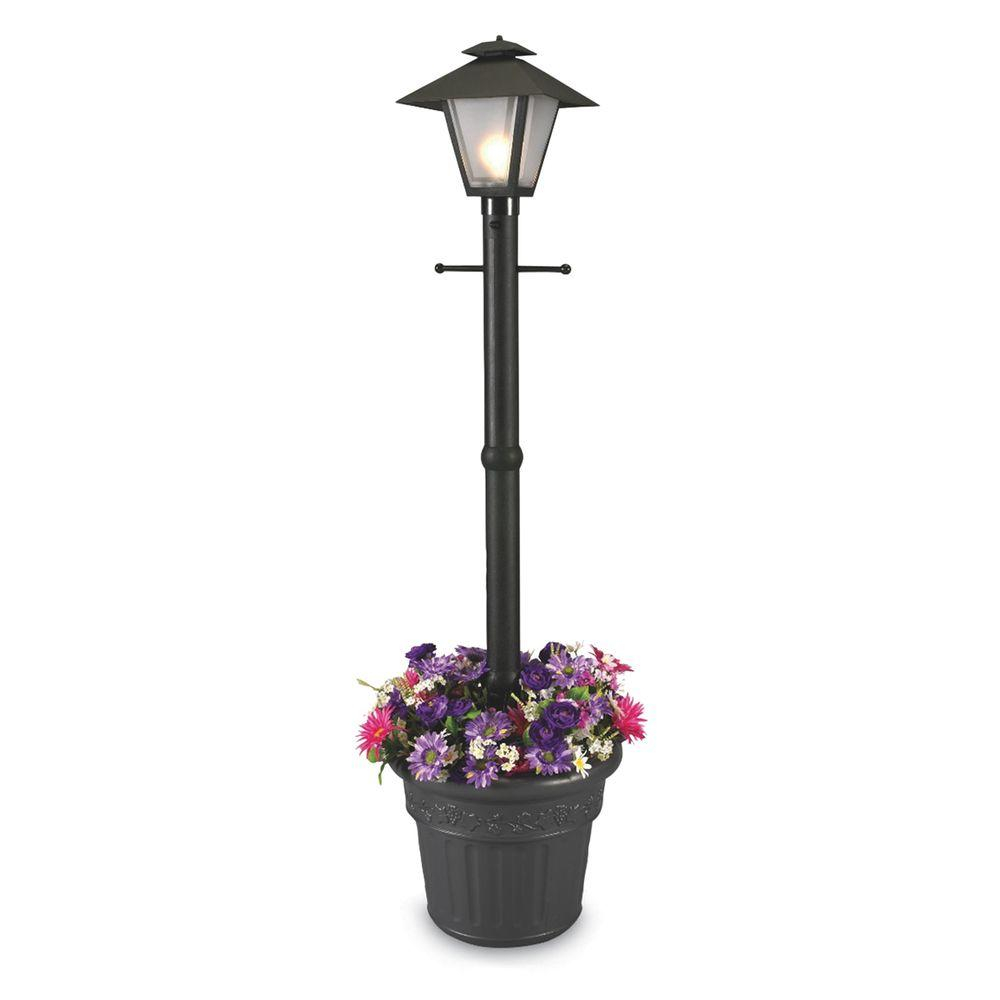 Patio Living Concepts Cape Cod Plug In Outdoor Black Post Lantern pertaining to size 1000 X 1000