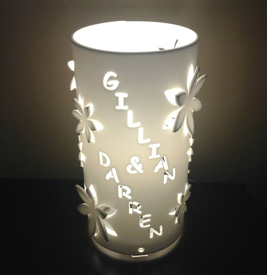 Personalised Table Lamp Kirsty Shaw Notonthehighstreet pertaining to measurements 874 X 900