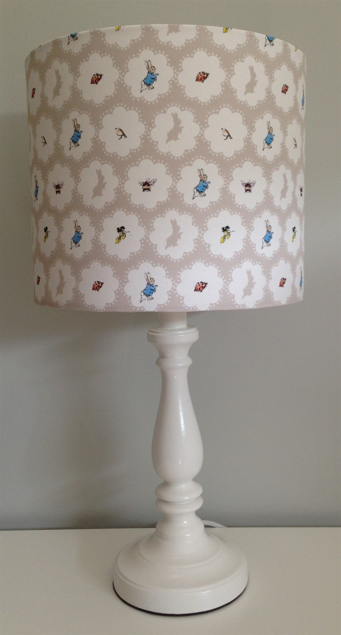 Peter Rabbit Lamp Shade Lampshadehouse Madeitau within size 700 X 1304