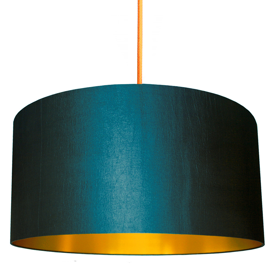 Petrol Lampshade With Gold Lining Love Frankie inside sizing 1134 X 1134