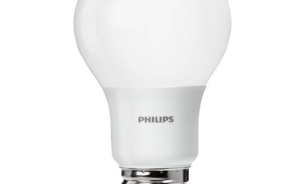 Philips 60 Watt Equivalent A19 Led Light Bulb Daylight 455955 The inside sizing 1000 X 1000