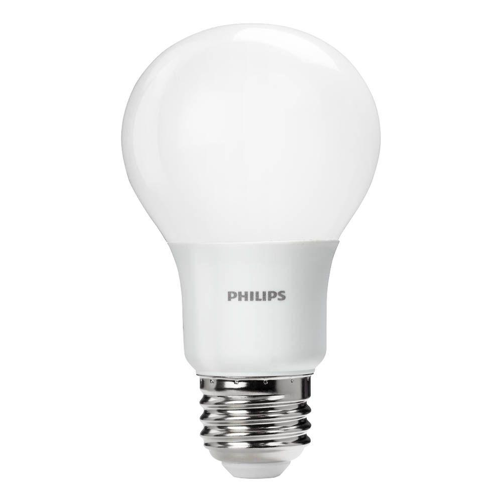 Philips 60 Watt Equivalent A19 Led Light Bulb Daylight 455955 The inside sizing 1000 X 1000