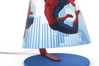 Philips Marvel Spider Man Childrens Table Lamp With Warm White in dimensions 779 X 1024