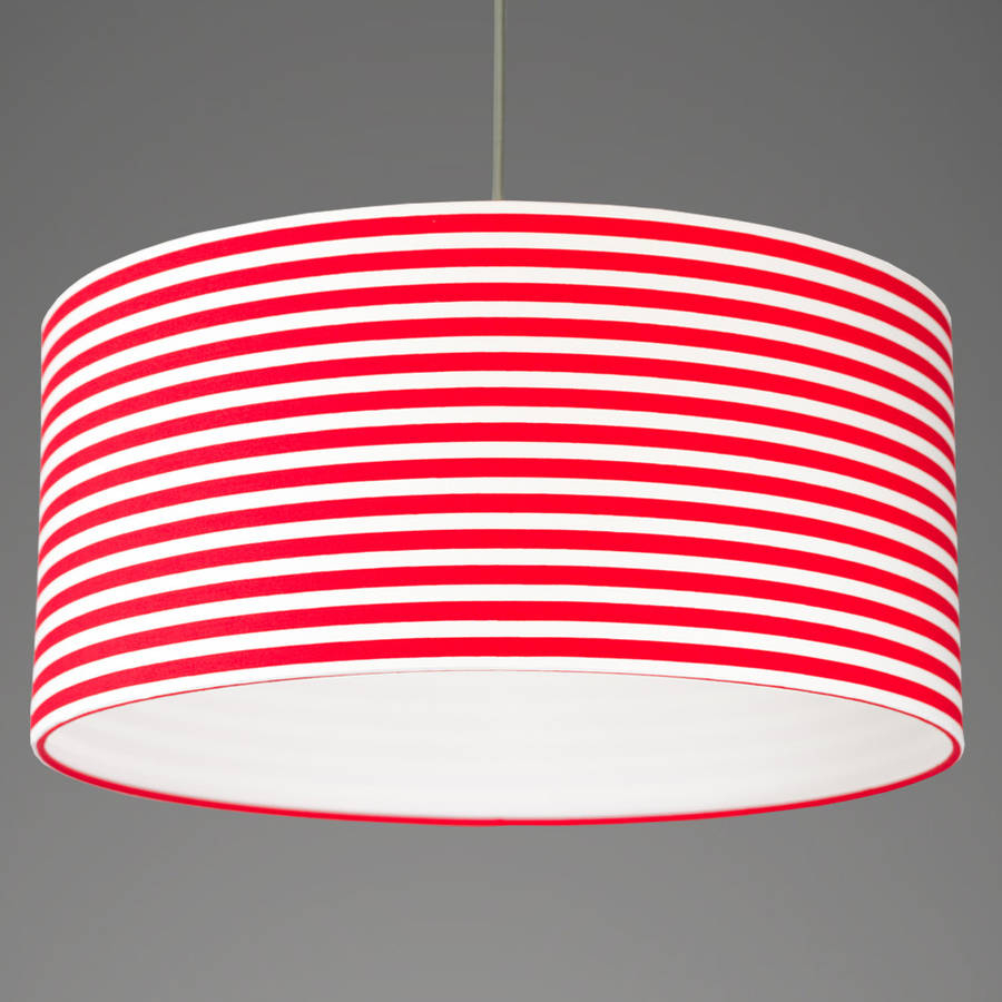 Pick And Mix Stripe Drum Lampshade Choice Of Colours Quirk with regard to dimensions 900 X 900