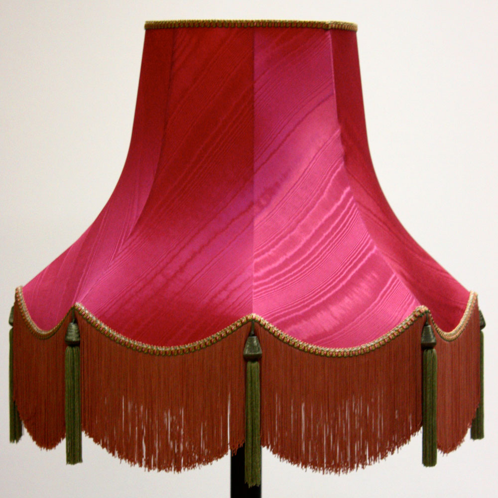 Pink Lampshade With Pink And Green Tassels Ten And A Half Thousand with regard to measurements 1000 X 1000