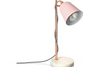 Pink Table Lamp With Marble Base Oliver Bonas for measurements 1153 X 920