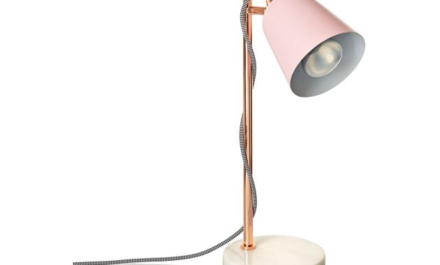 Pink Table Lamp With Marble Base Oliver Bonas for measurements 1153 X 920