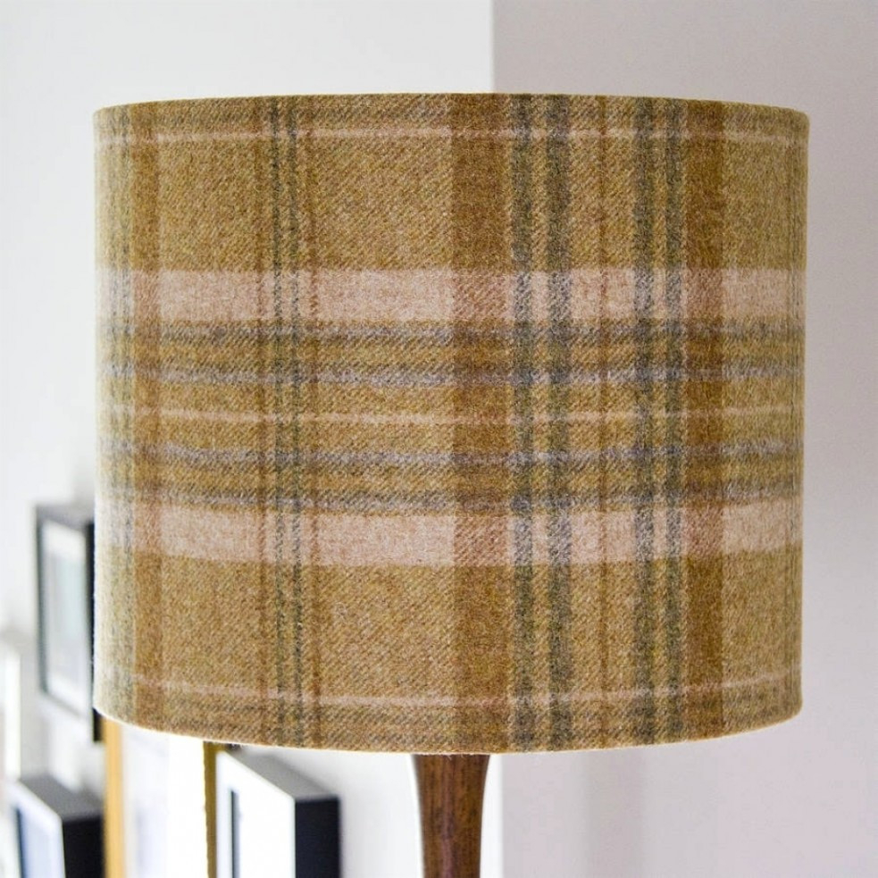 Plaid Lamp Shades Table Lamps Ehindtimes throughout size 983 X 983