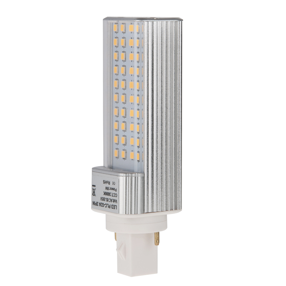 Plc Lamp G24d 2 Pin Led Bulb 8 Watts 18w Equivalent G24 40s 2p for dimensions 1000 X 1000