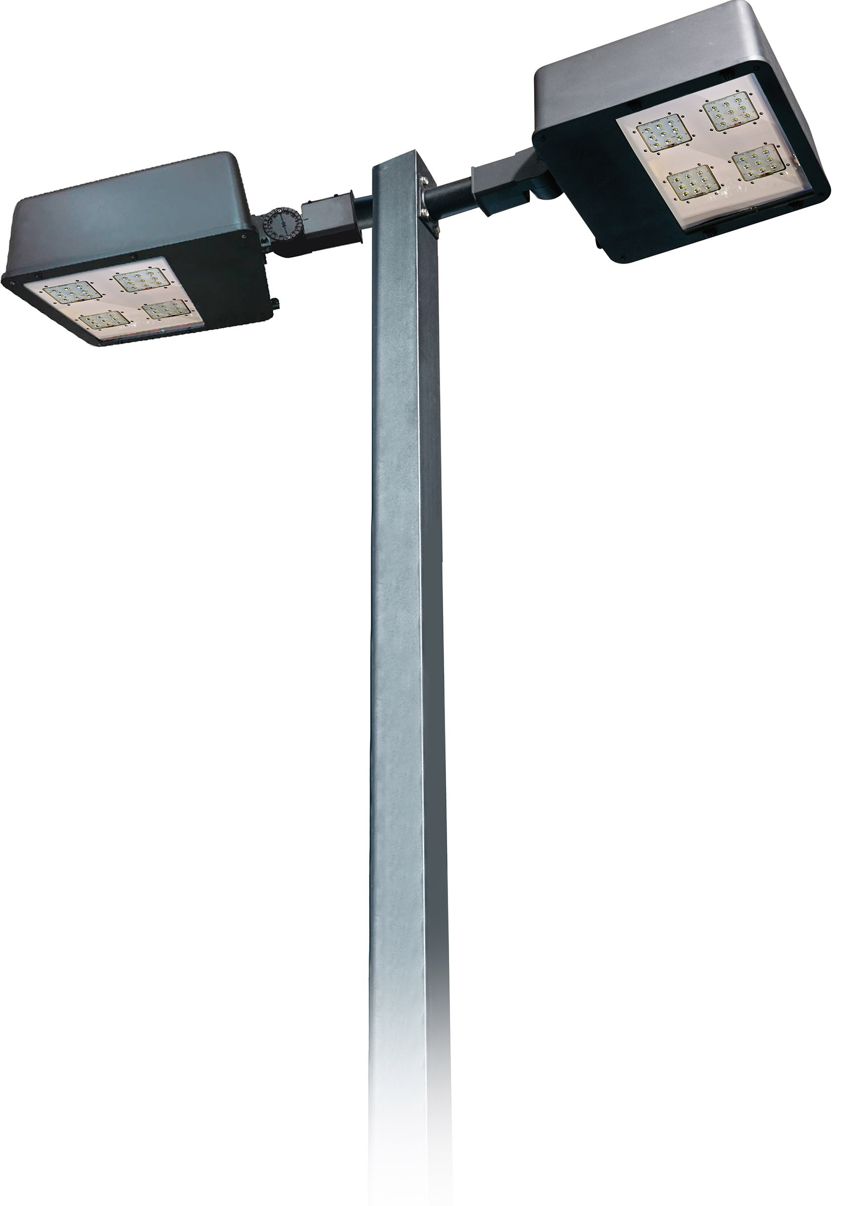 Pole Street Light Df Led 7750 Double Headed Powder Coated Cast regarding measurements 1708 X 2400