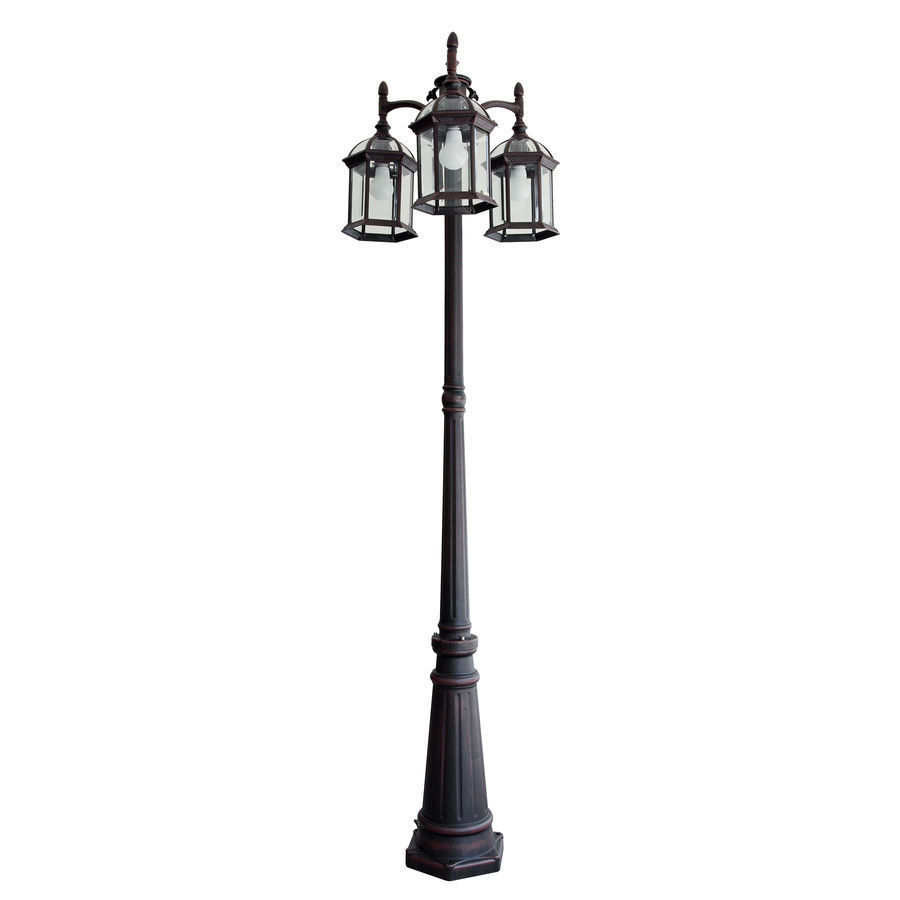 Portfolio Outdoor Lamp Post Pole Mount Light Fixture 3 Lights W inside proportions 900 X 900