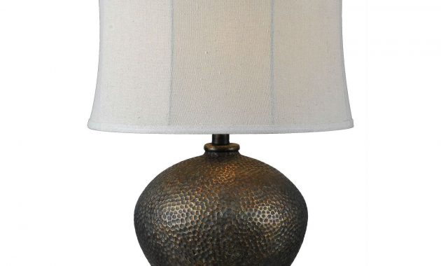 Powerful Hammered Bronze Table Lamp A Perfect Fit For Your Lodge in sizing 1800 X 1800