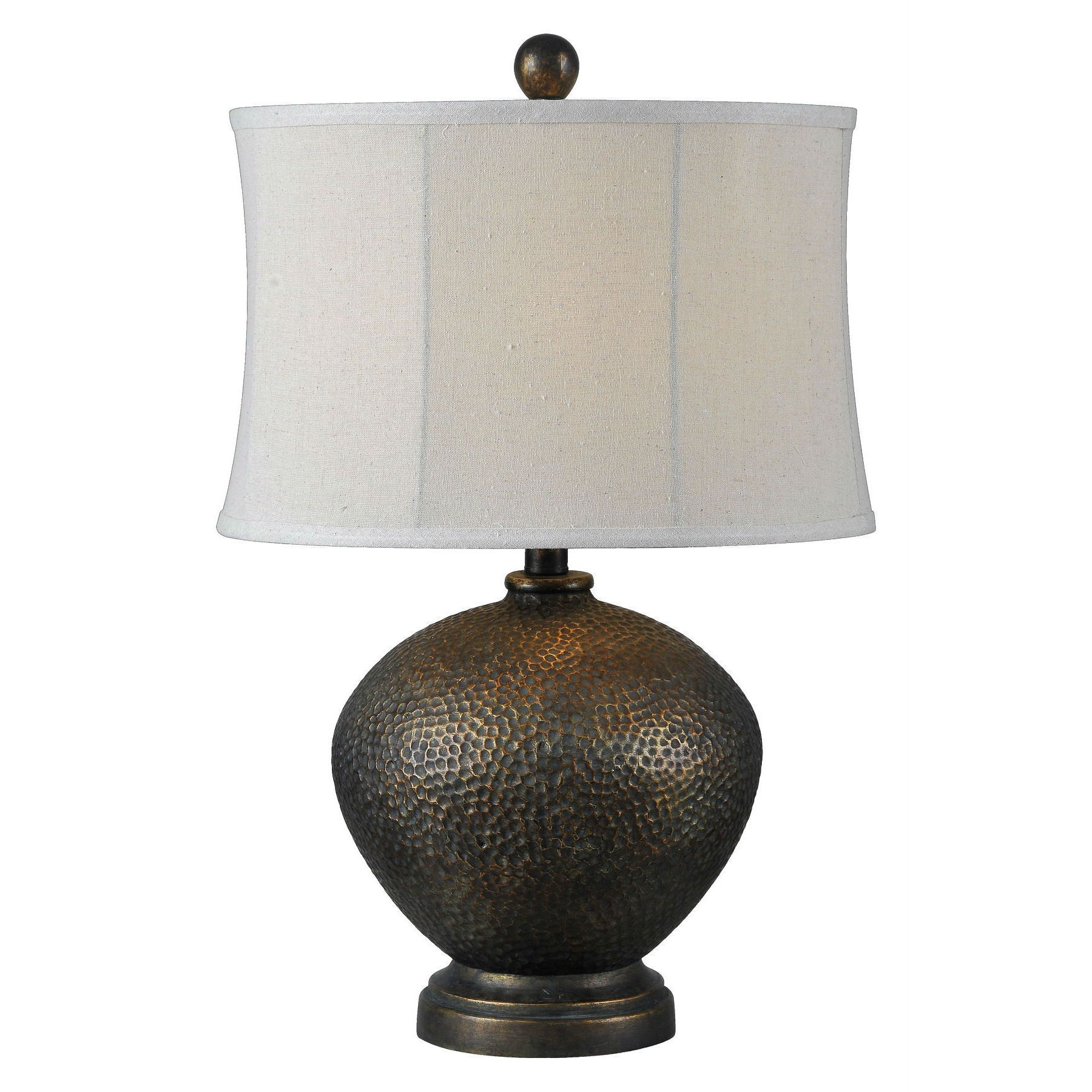 Powerful Hammered Bronze Table Lamp A Perfect Fit For Your Lodge in sizing 1800 X 1800