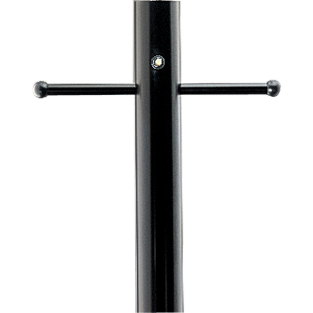 Progress Lighting Black 7 Ft Exterior Lighting Post With Photocell regarding size 1000 X 1000