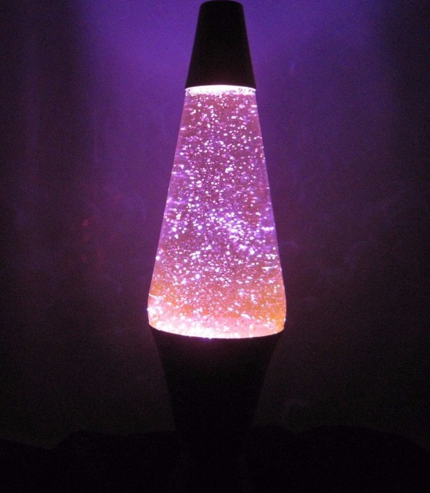 Purple Lava Light Glitter Lamp 16 Tall Silver Aluminum Watch The inside sizing 872 X 1000