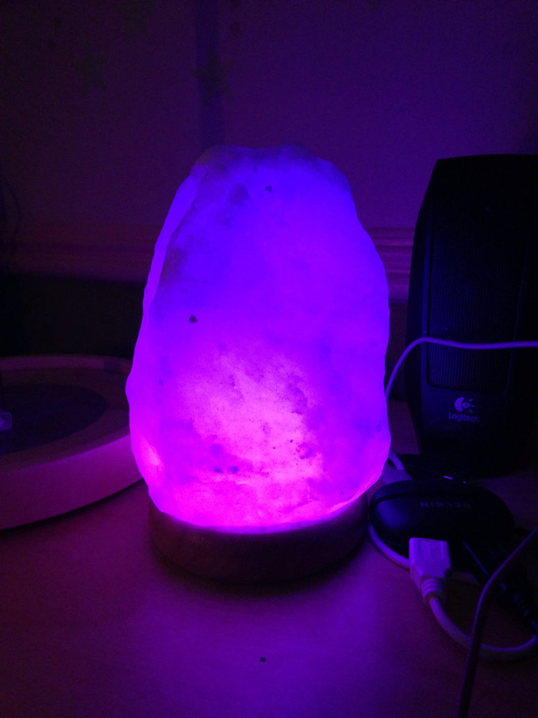 Purple Salt Lamp Lighting And Ceiling Fans throughout size 774 X 1032