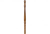 Quality Vintage Walnut Wood Spindle Floor Lamp Europe Antiques within proportions 1043 X 1043