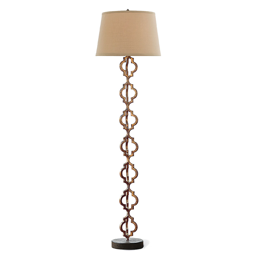 Quatrefoil Floor Lamp Luxe Home Company with proportions 1008 X 1008