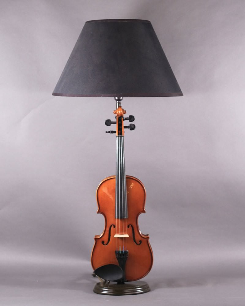 Quirky Violin Table Lamp with proportions 800 X 999