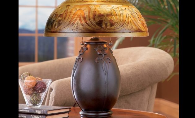 Quoizel Glenhaven Table Lamp With Bowl Shade L Brilliant Source Lighting intended for measurements 1600 X 1600