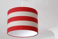 Red And White Deckchair Stripe Lampshade Quirk with dimensions 900 X 900