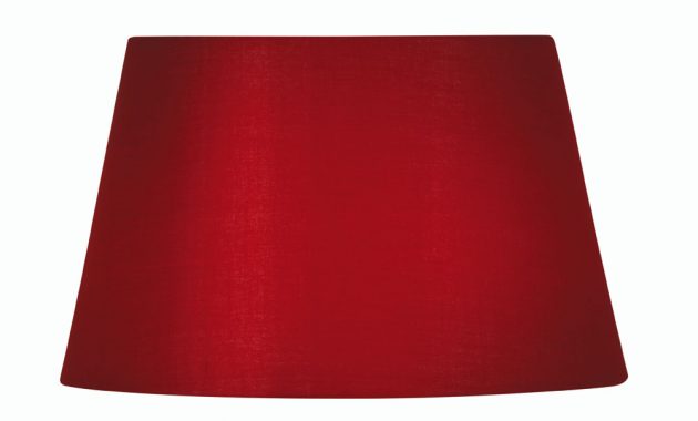 Red Cotton Drum Lamp Shade 20 Inch S901 20rd Oaks Lighting with dimensions 1000 X 1000