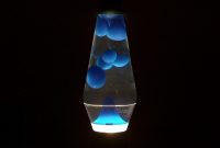 Relaxing Blue Lava Lamp On Black Background Tilt Up Medium Shot inside proportions 1920 X 1080