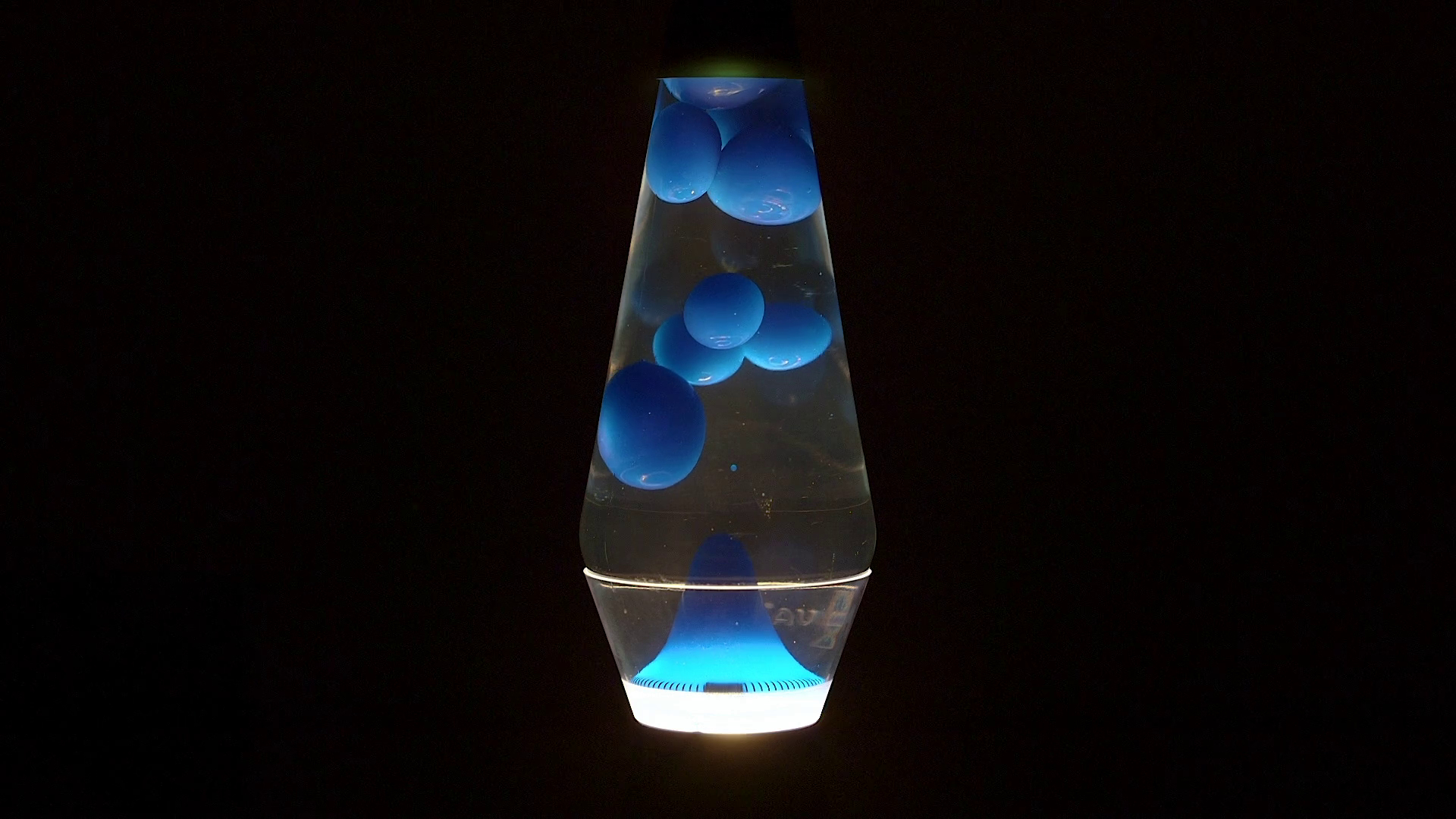 Relaxing Blue Lava Lamp On Black Background Tilt Up Medium Shot inside proportions 1920 X 1080