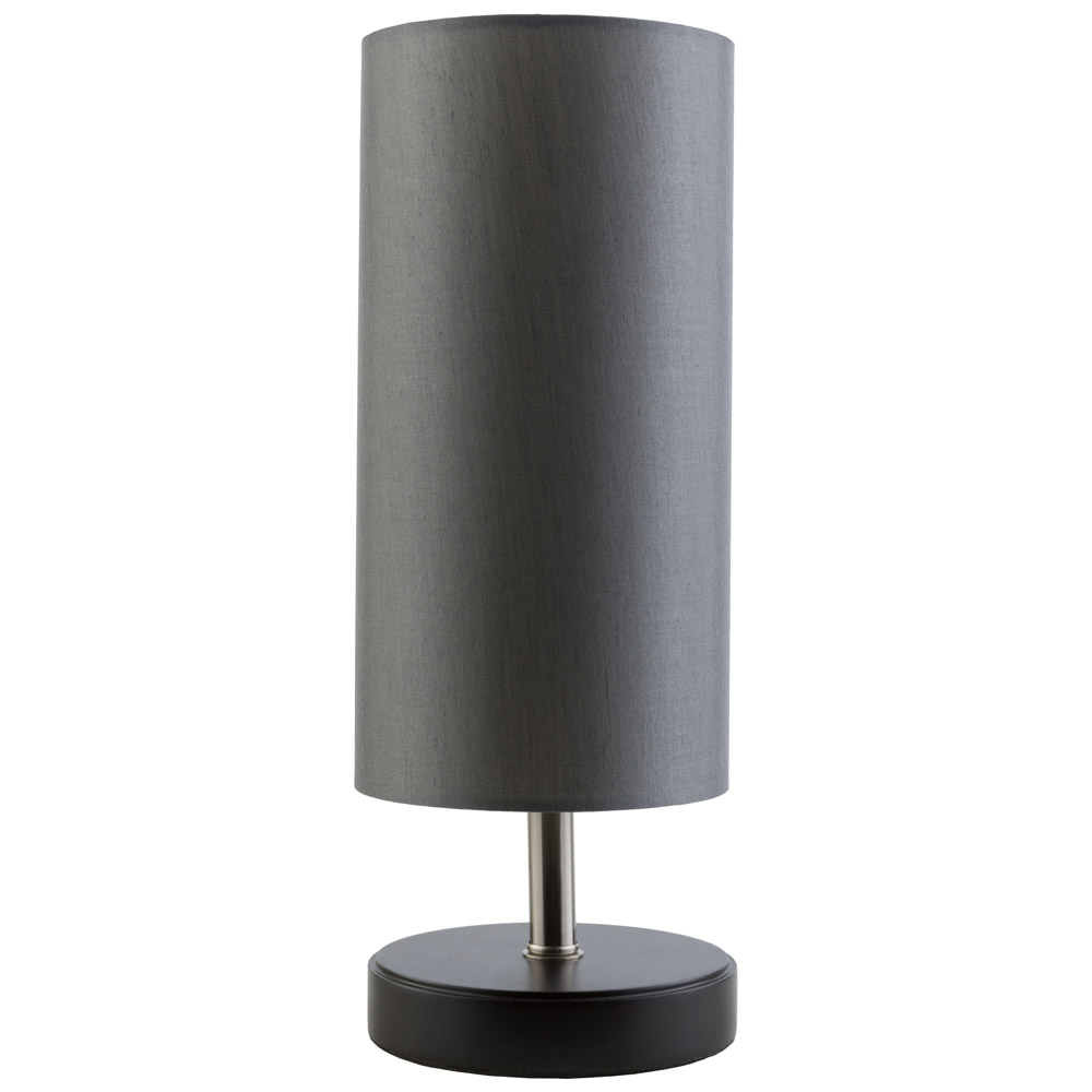 Renard Wood Base And Faux Silk Table Lamp Black Zuri Furniture intended for dimensions 1000 X 1000