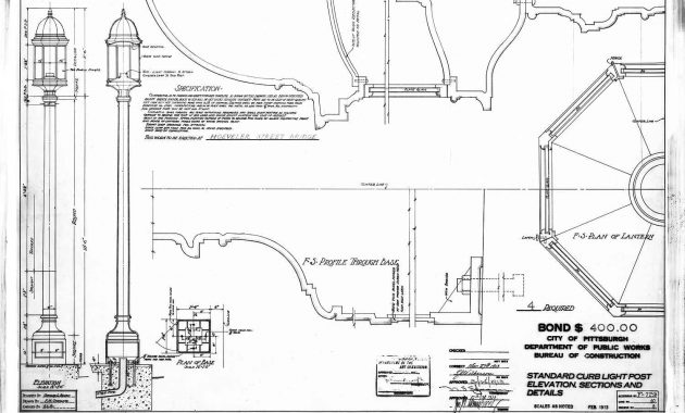 Retrographer Diagram Of Hoeveler Street Lamp Post for sizing 1500 X 1131