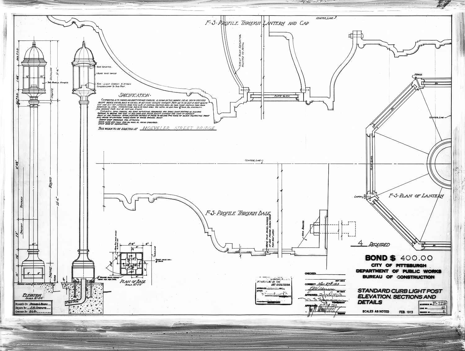 Retrographer Diagram Of Hoeveler Street Lamp Post for sizing 1500 X 1131