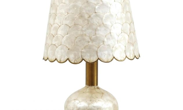 Revealing Shell Lamp Shade Capiz Lampshade Pendant Homebase with measurements 1500 X 1500