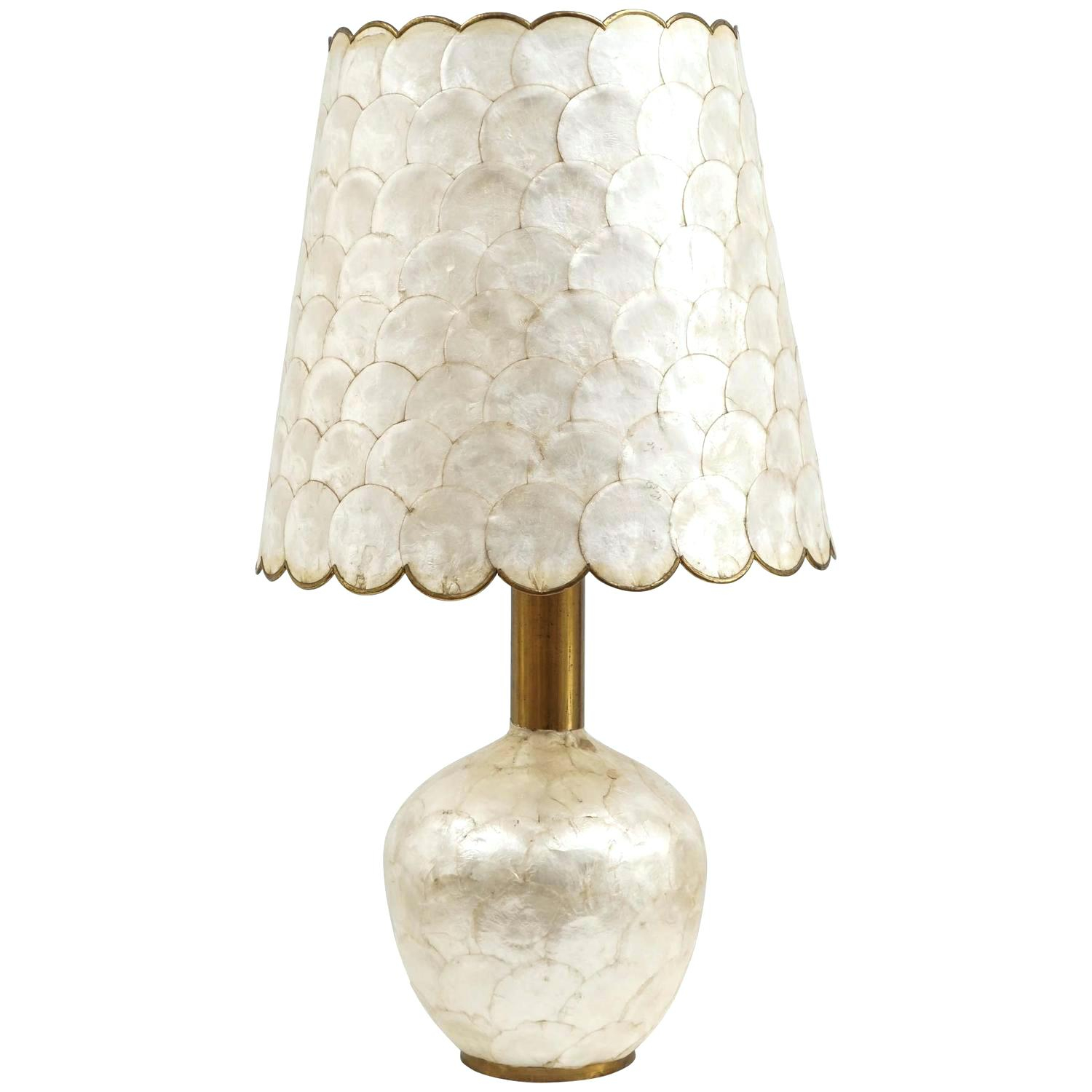 Vintage Capiz Shell Lamp Shade Lamp Ideas Site