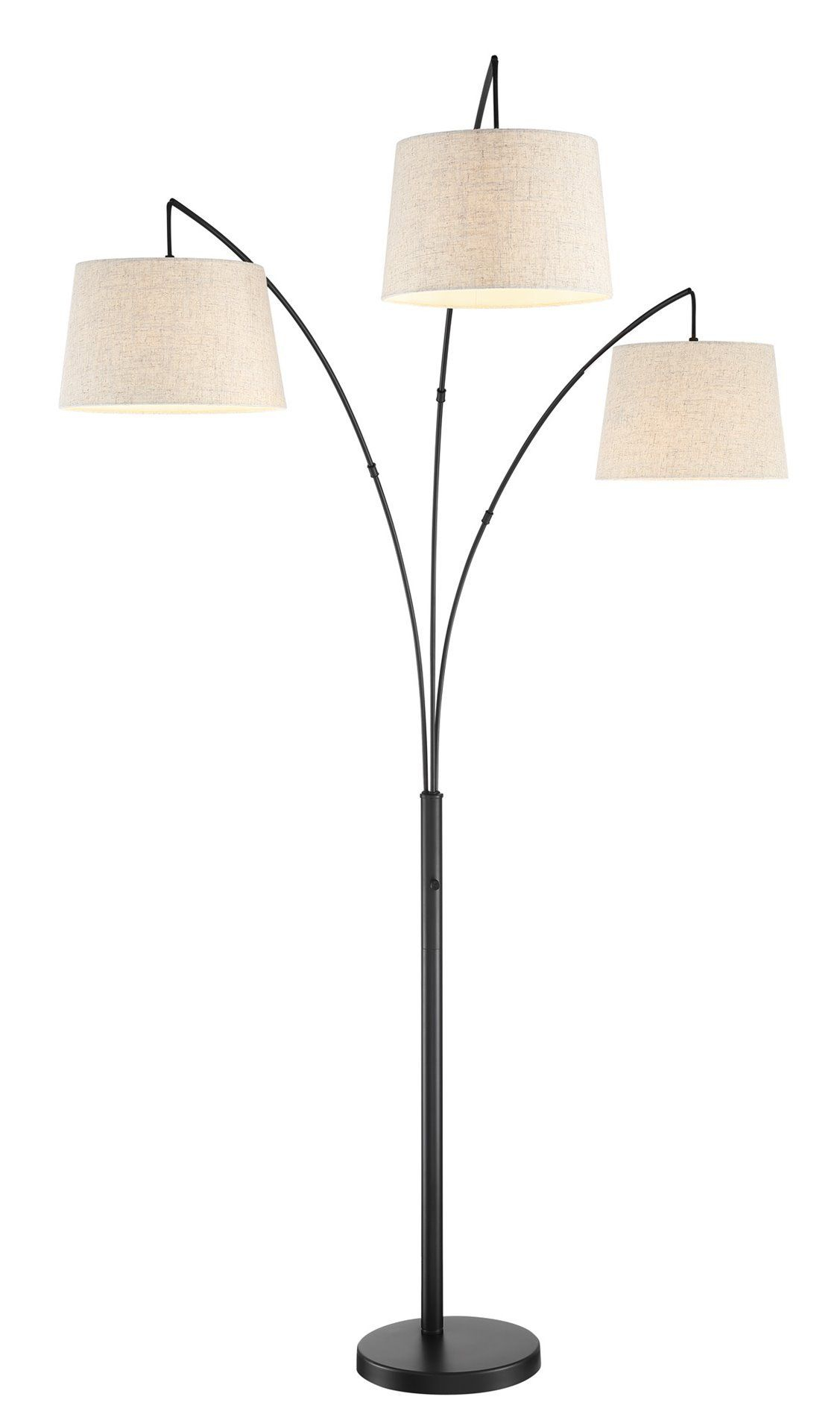 Revel Akira 785 Modern 3 Light Arc Floor Lamp With 4 Way Switch inside proportions 1127 X 1900