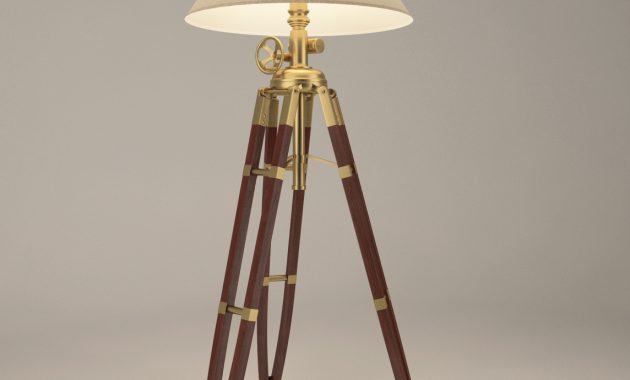 Royal Marine Tripod Lamp With Materials Textures Ljunior 3docean inside sizing 1144 X 1200