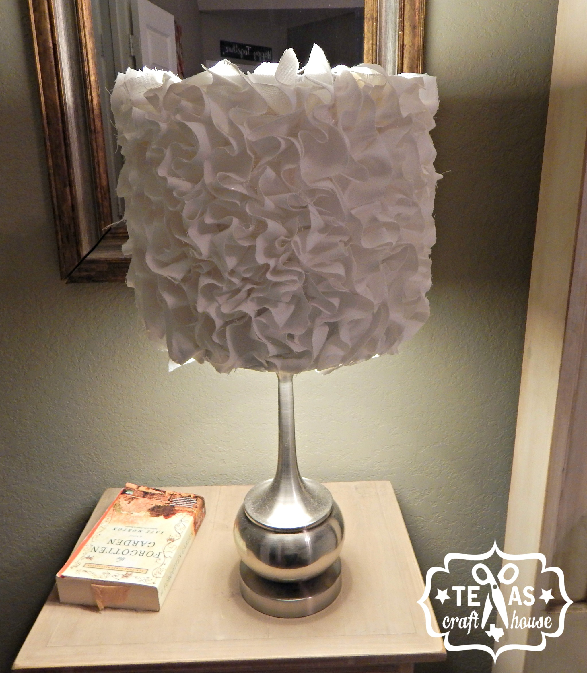 Ruffled Lamp Shade Diy Texas Craft House within proportions 2046 X 2346