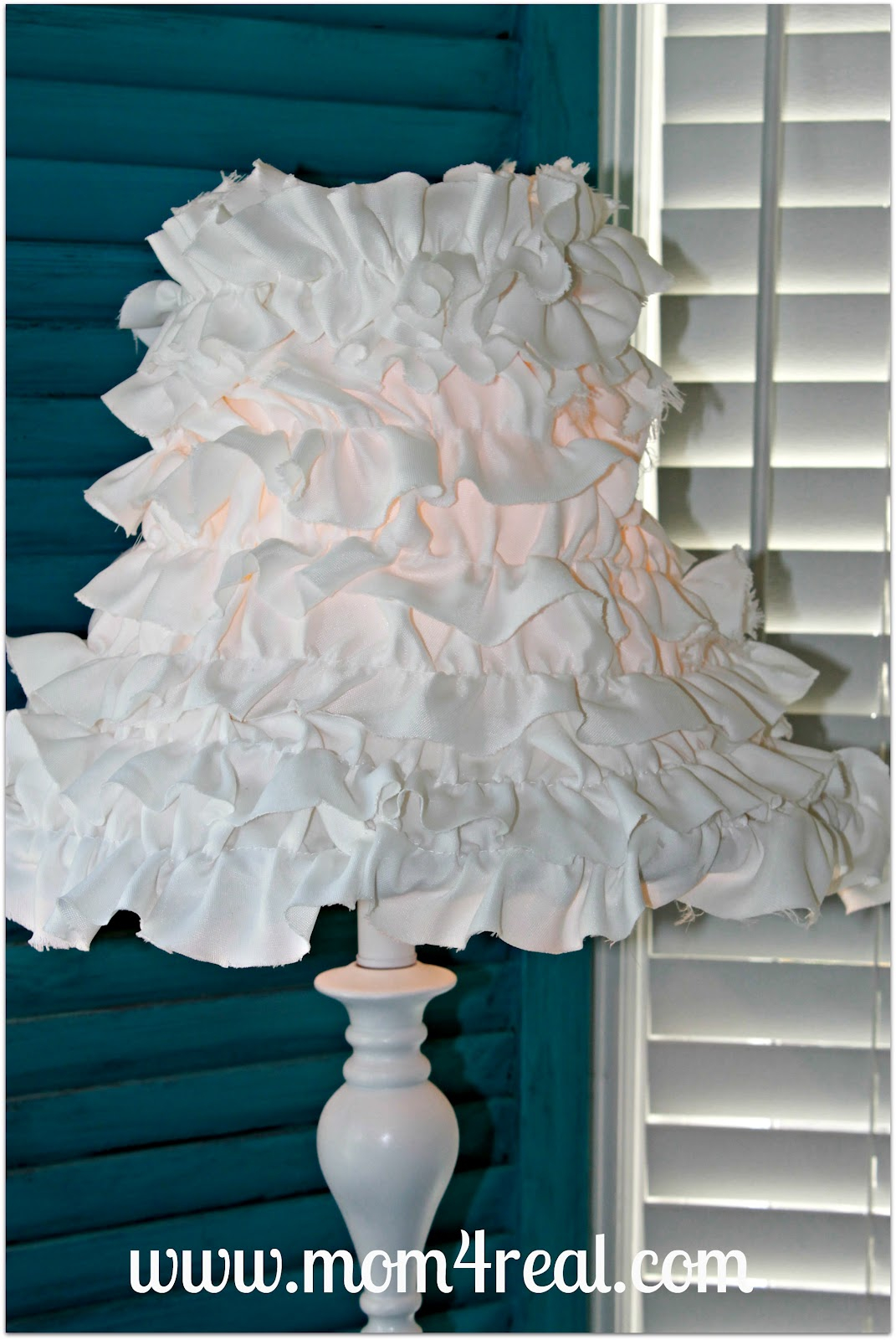 Ruffled Lamp Shade Mom 4 Real intended for dimensions 1071 X 1600