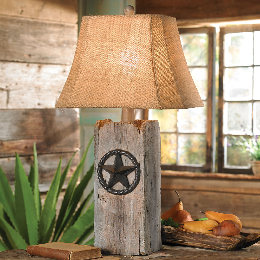 Rustic Star Table Lamp regarding dimensions 1000 X 1000