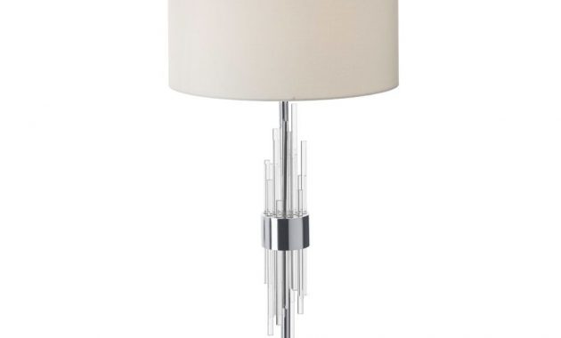 Rv Astley Mildan Table Lamp Brushed Nickel Finish Houseology throughout measurements 1000 X 1000