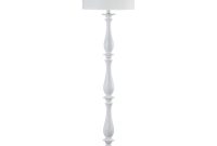 Safavieh Bessie Candlestick 62 In White Floor Lamp With White Shade for measurements 1000 X 1000